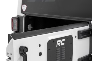 Jeep Wrangler Unlimited Tailgate Protector - Rear - Rough Country - Trail Cladding - '07-'18 Jeep Wrangler Unlimited Tailgate Protector - Rear - Rough Country - Trail Cladding - '07-'18